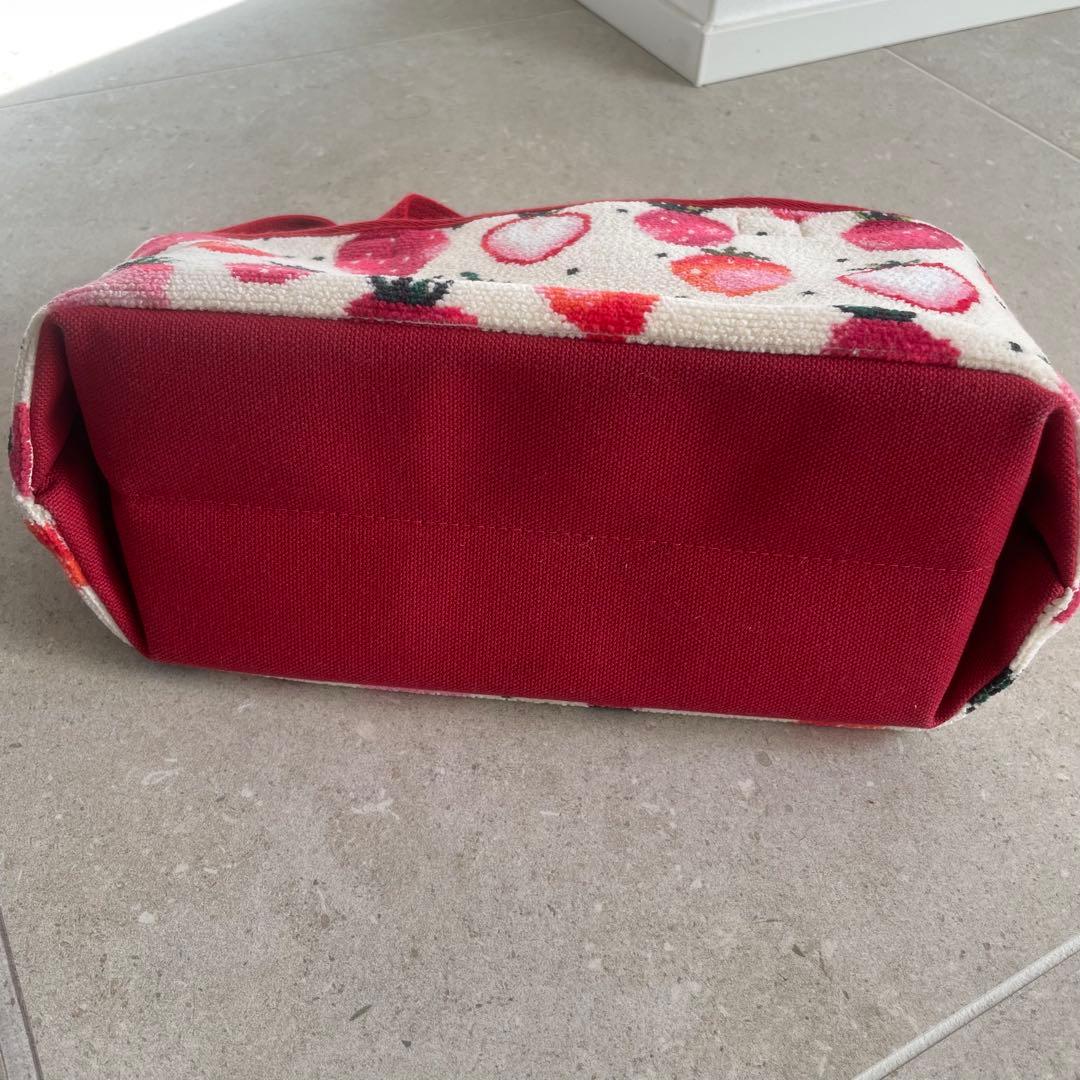 フェイラー　ストロベリードット　ベビーカーポーチ