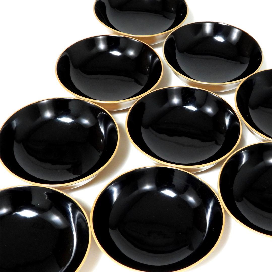 輪島塗 笹蒔絵 吸物椀 汁椀 御椀 10客 天然木 漆塗り 漆芸 漆器