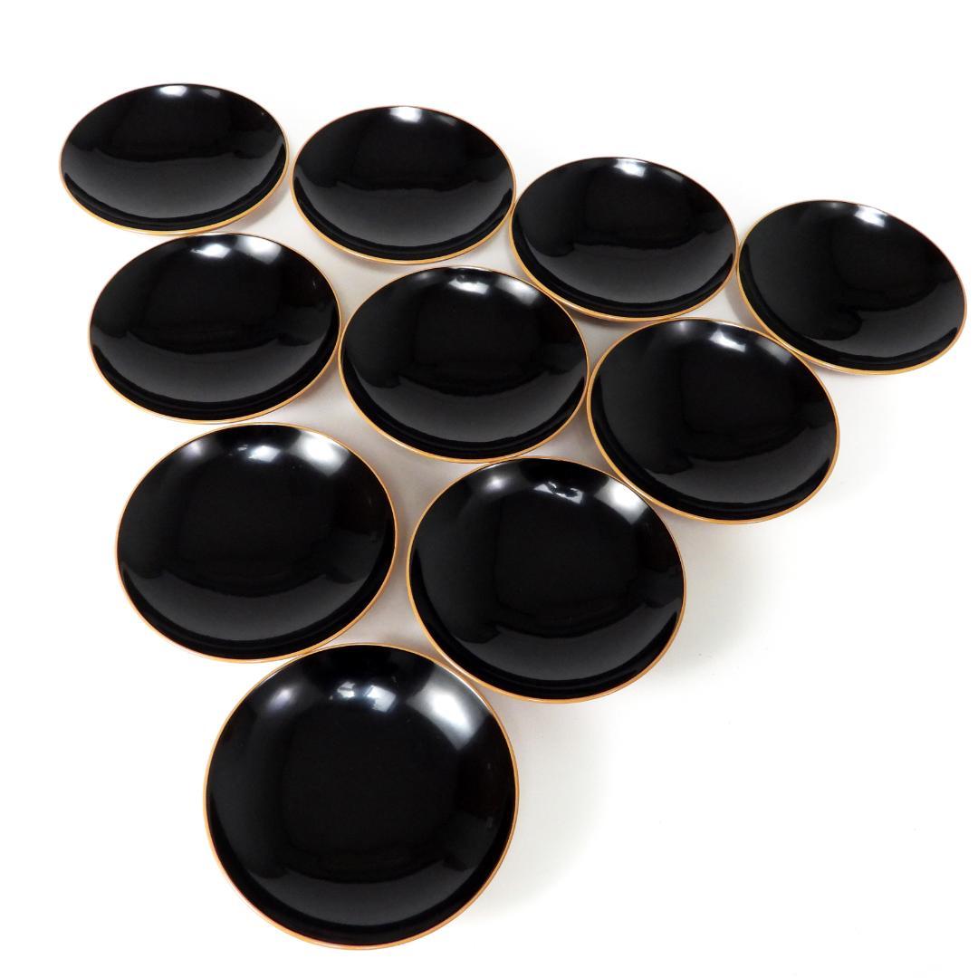 輪島塗 笹蒔絵 吸物椀 汁椀 御椀 10客 天然木 漆塗り 漆芸 漆器