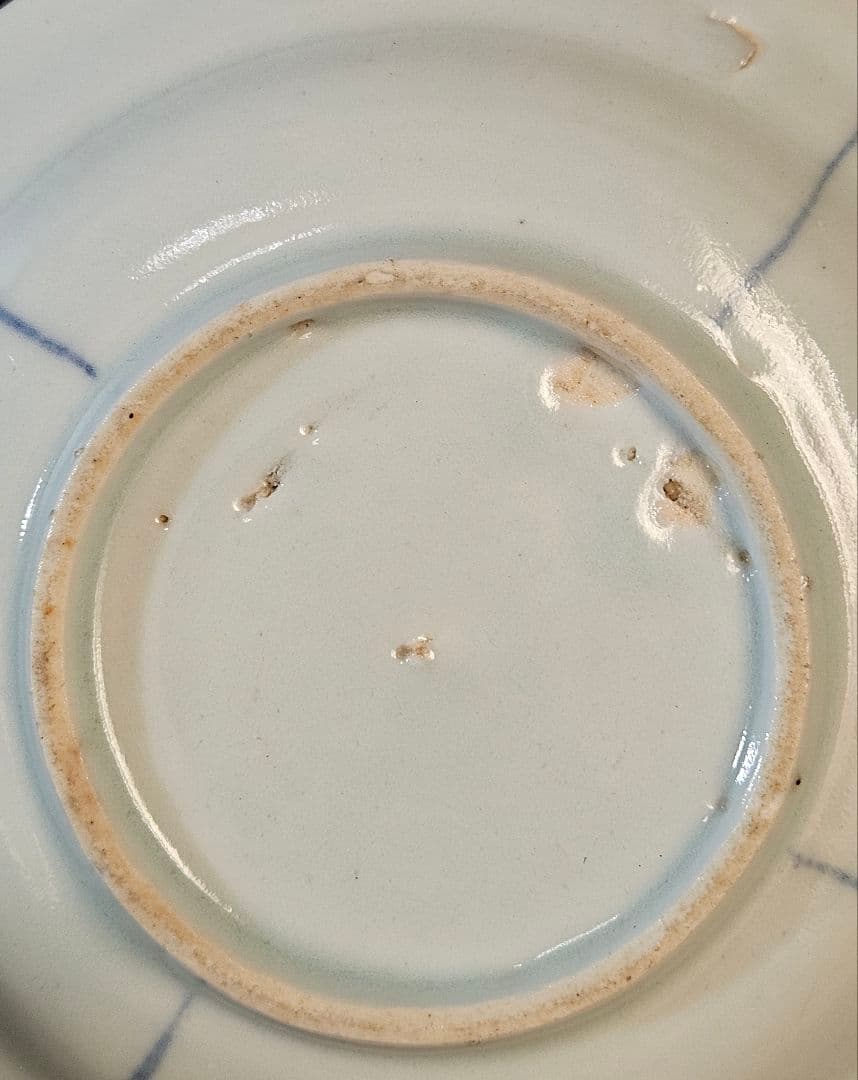 専用ページ】【本物保証❗】江戸前期 初期伊万里 芙蓉手花鳥図輪花皿