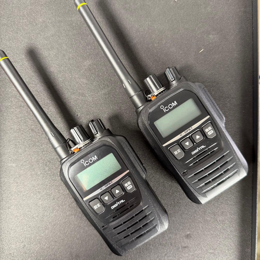 アイコム IC-DPR7S PLUS 2台セット 登録局 増波対応 無線機 新品