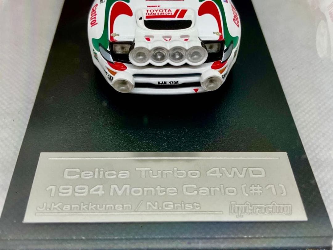 ★1/43 トヨタ セリカ ターボ 4WD★J.カンクネン★1994モンテカルロ