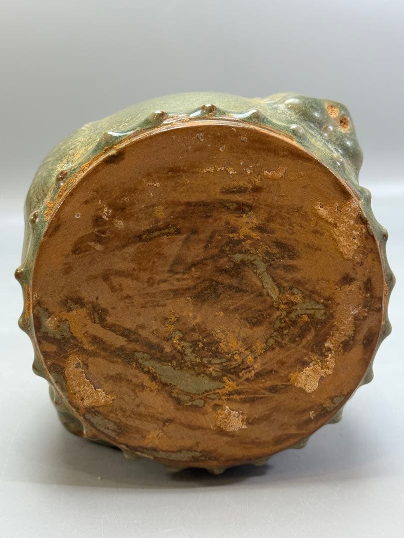 DT502 中国美術 青磁 太鼓形 獣面台 古陶磁の通販はau PAY マーケット