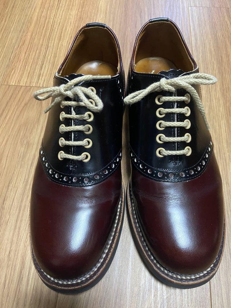 GLADHAND x REGAL サドルシューズ 茶/黒 25cm リーガル