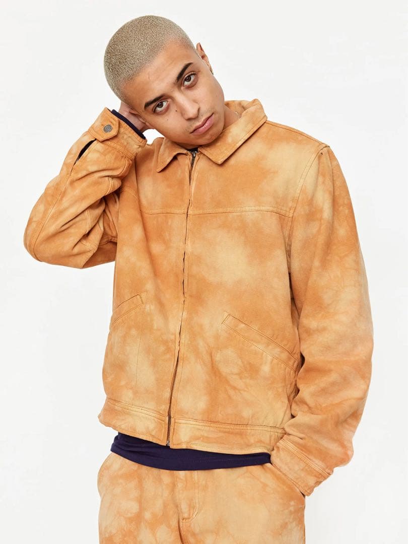 stussy Dyed Trucker Jacket M トラックジャケット