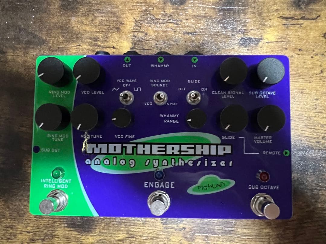 pigtronix mothership 美品　激レア　ペダル型アナログシンセ