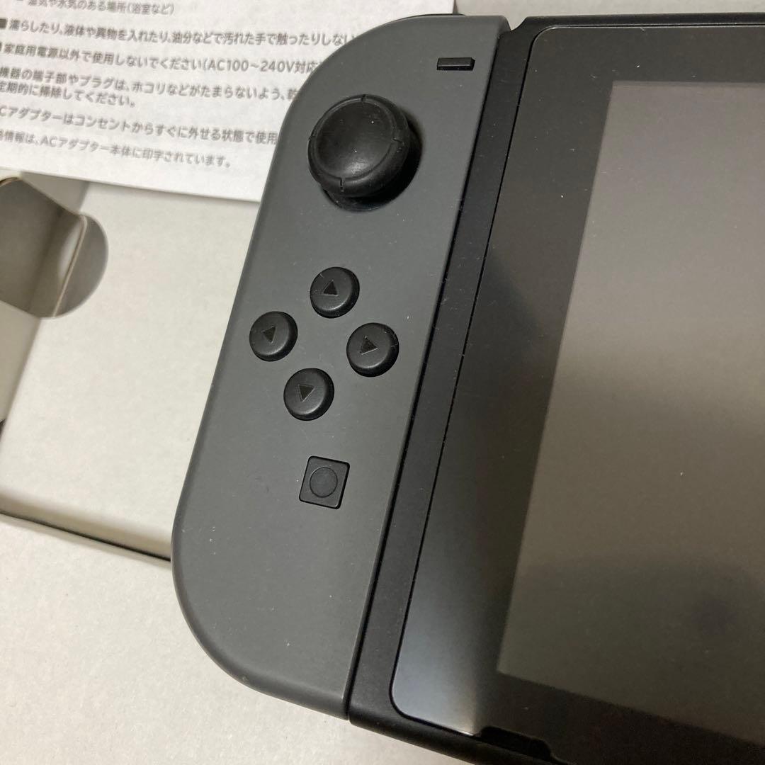 【極美品】Nintendo Switch 本体　グレー バッテリー強化版