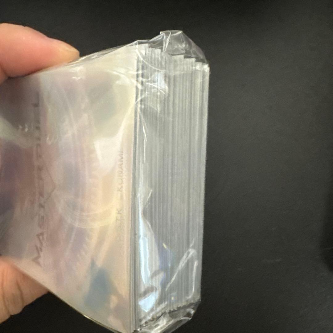 遊戯王 MASTER DUEL スリーブ 未開封 ブラック、ホワイト 2セット