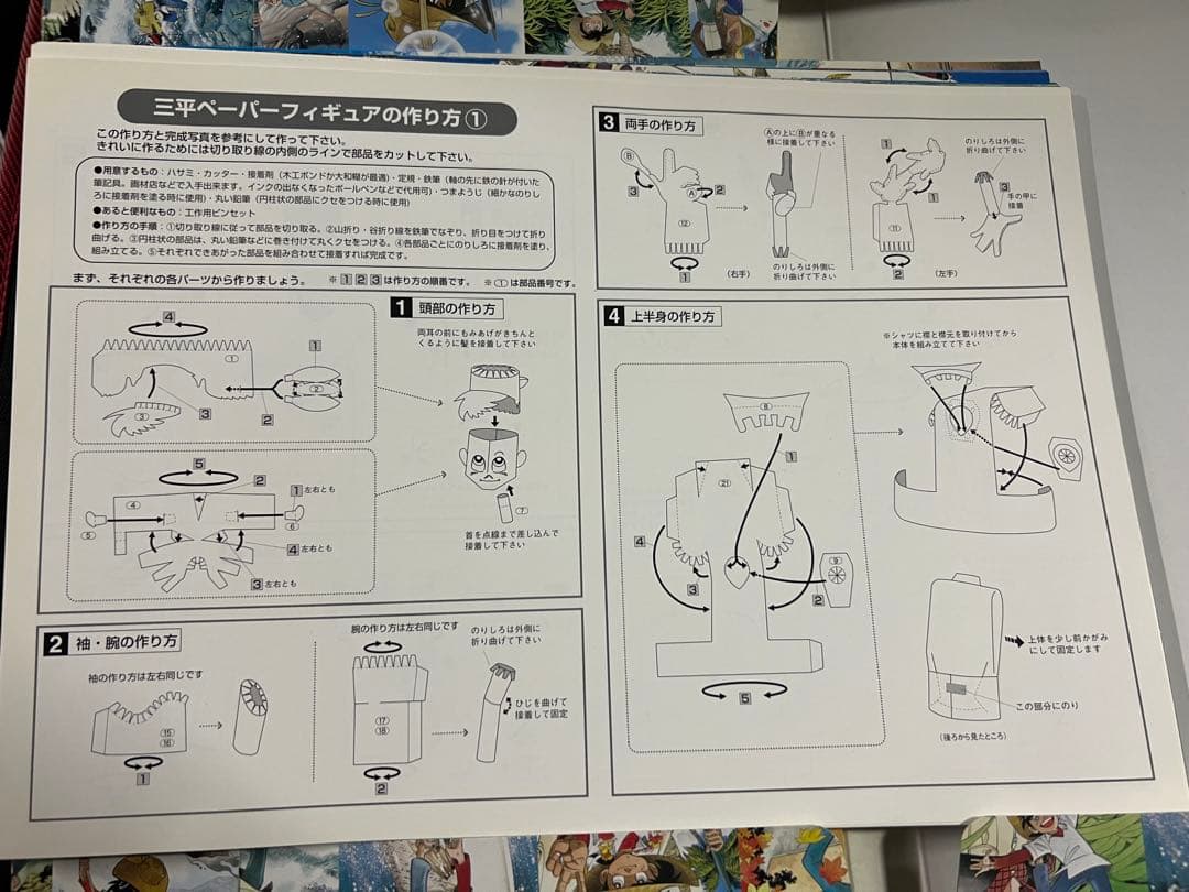 「釣りキチ三平」矢口高雄 額装用ポスター＆複製原画、紙フィギュアセット◆入手困難