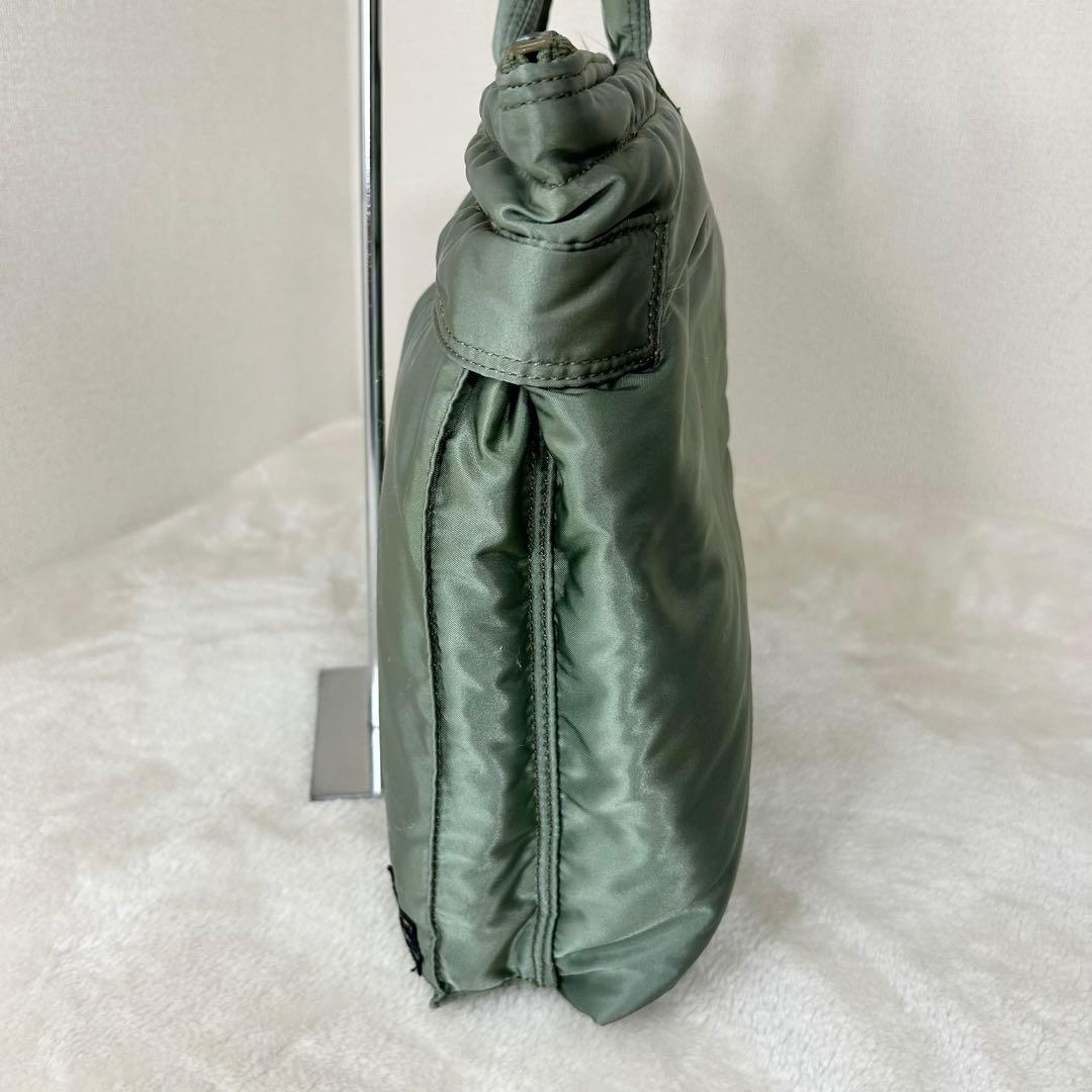 ✨レア色✨ポーター タンカー セージグリーン ヘルメットバッグ ハンドバッグ