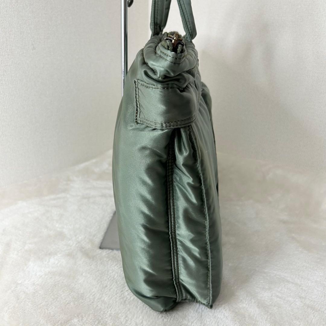 ✨レア色✨ポーター タンカー セージグリーン ヘルメットバッグ ハンドバッグ