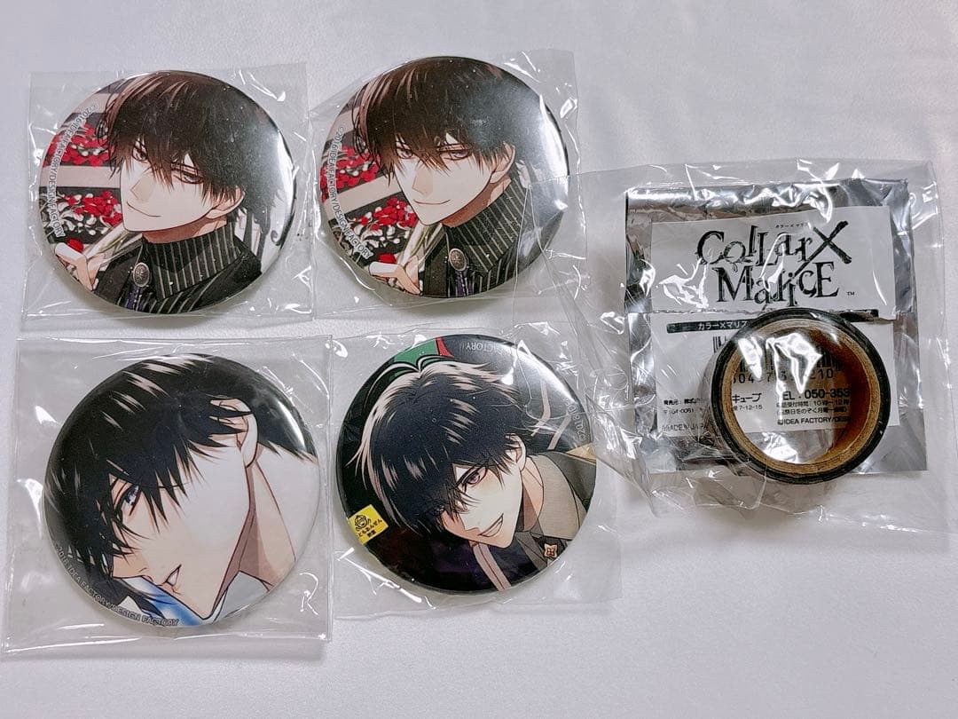 Collar×Malice カラマリ 柳愛時 店舗特典 缶バッジ マステ - メルカリ