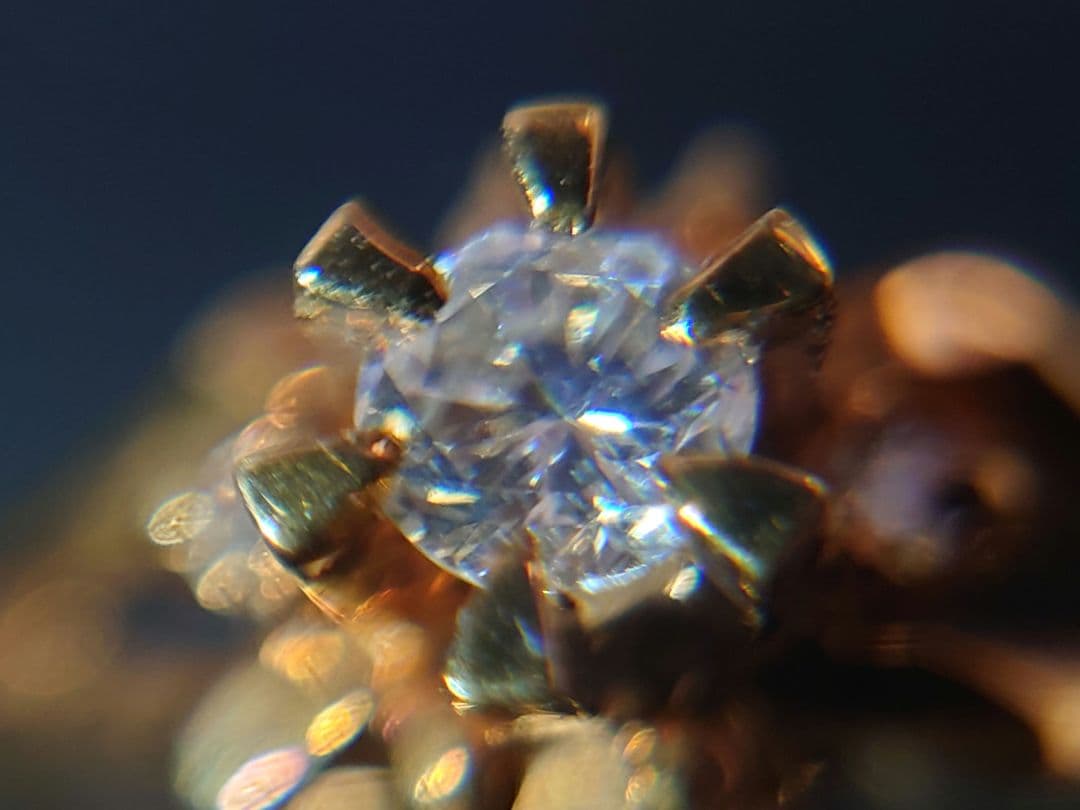 【新品未使用】K18 12号 ダイヤ 指輪 18金 リング