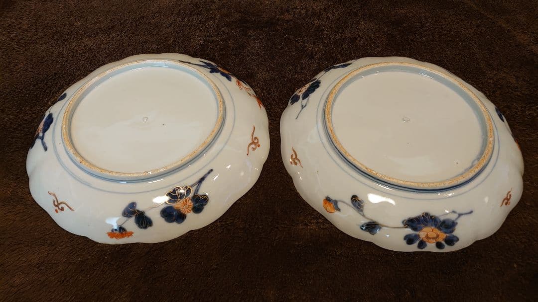 古伊万里 伊万里 大聖寺伊万里 大皿 双龍 小紋 八寸皿 3客 - メルカリ 古