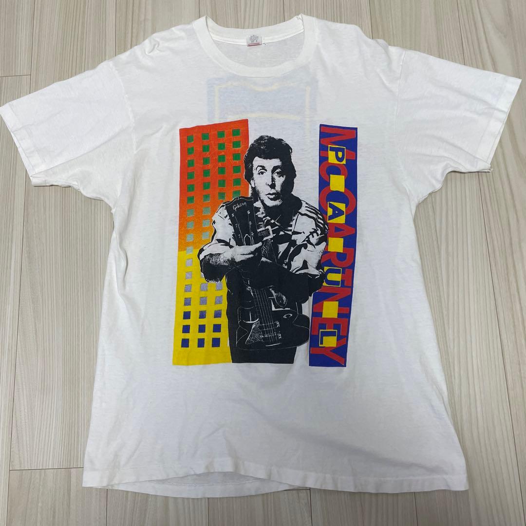 90s ポールマッカートニー 白 Tシャツ XL - メルカリ