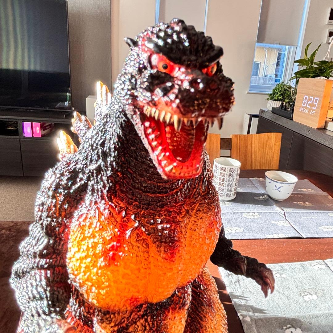 東宝30ｃｍシリーズ　ゴジラ　1995　後藤彩色所カスタムクリアオレンジＶｅｒ．