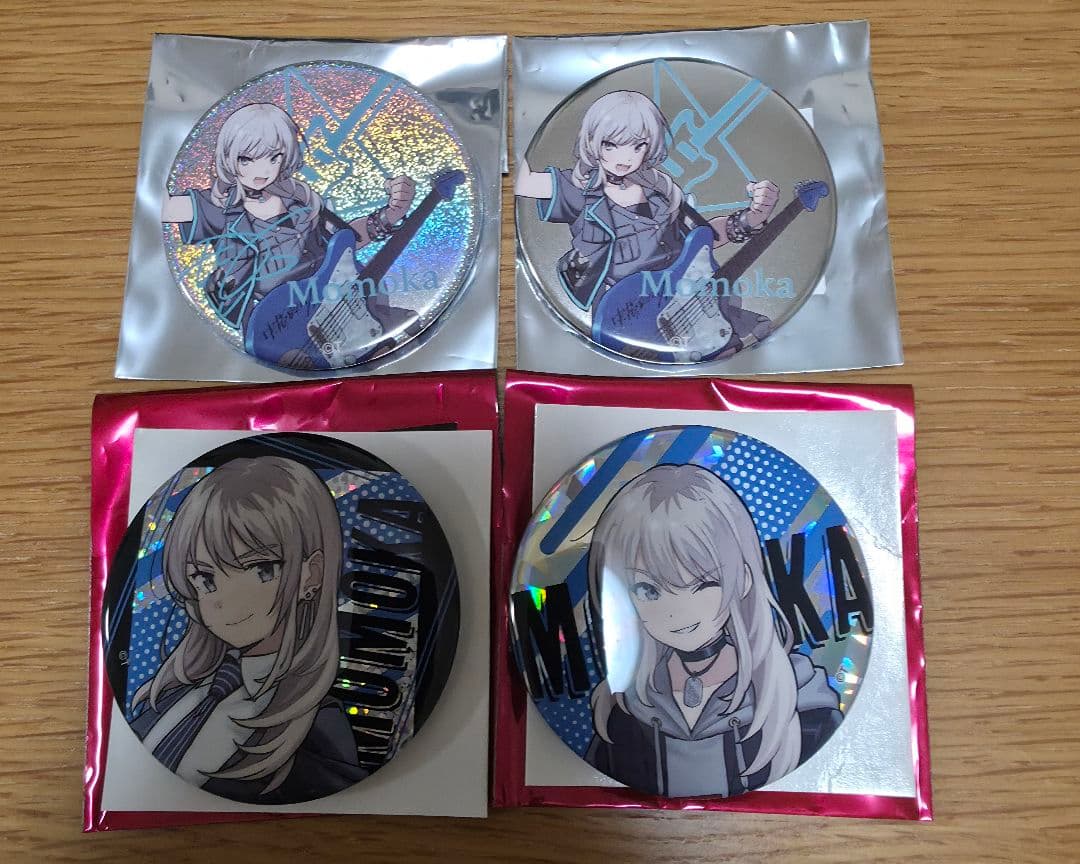 ガールズバンドクライ 河原木桃香 缶バッジセット 複製サイン入り