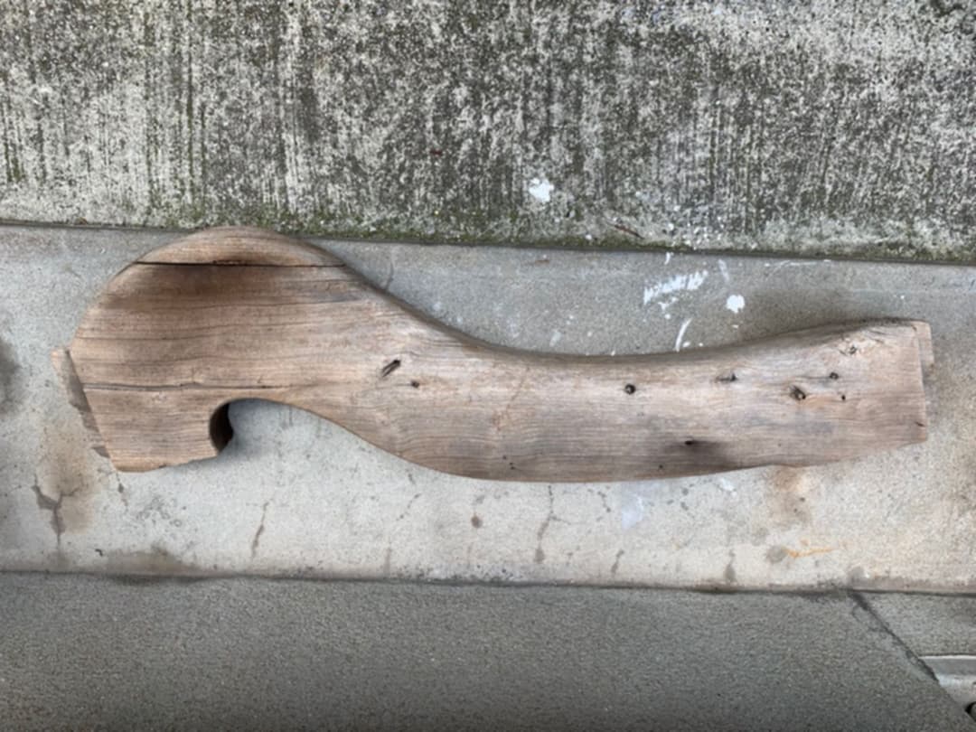 古材 アンティーク 海老虹梁 神社建築 オブジェ