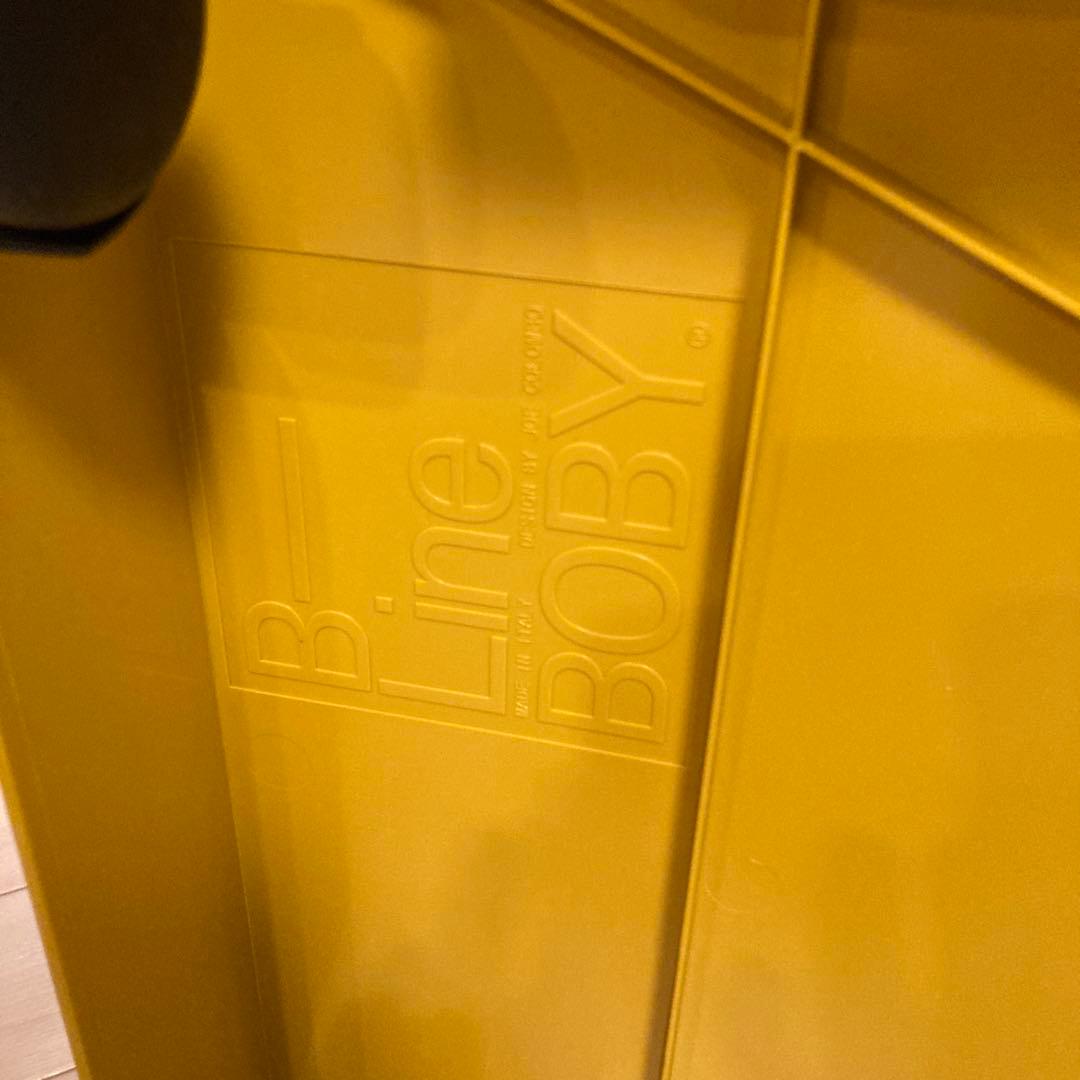 B-LINE ボビーワゴン 3段3トレイ ハニーマスタードイエロー ボビー