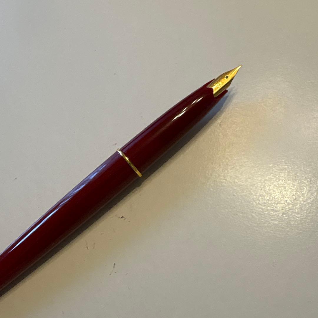 プラチナ 万年筆 レトロ 赤 - メルカリ
