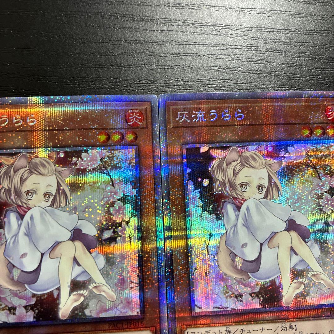 遊戯王　灰流うらら　絵違い　プリズマティックシークレットレア2枚