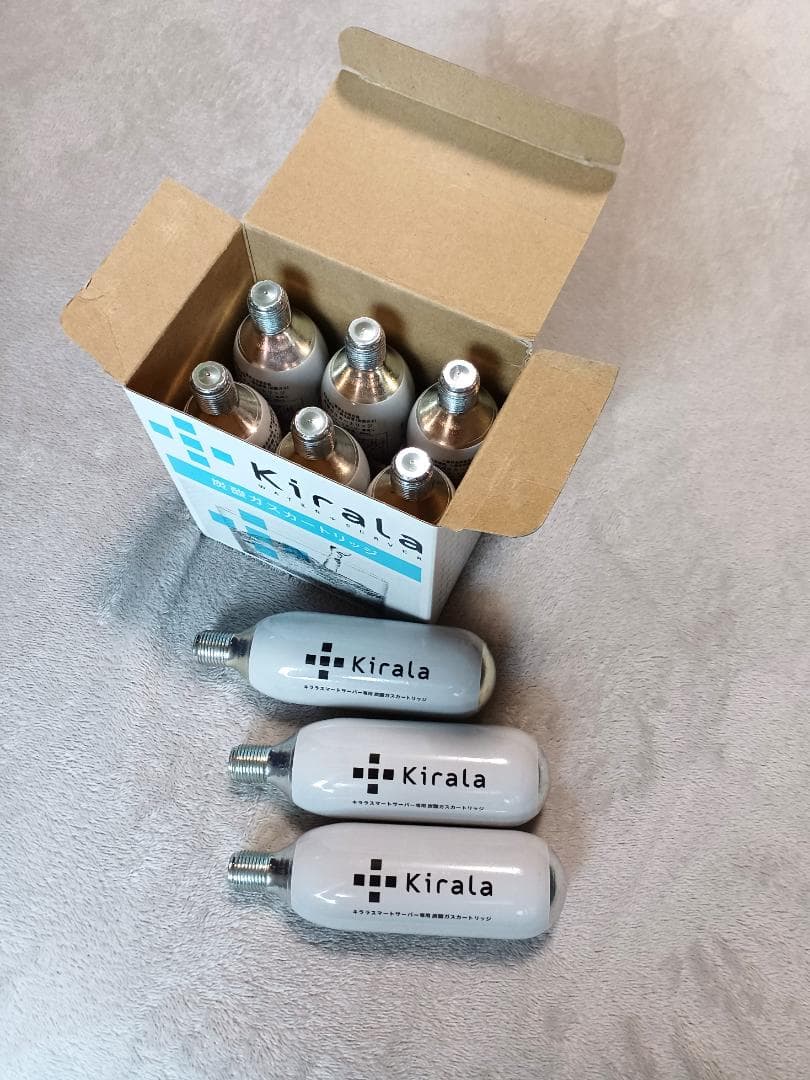 kirala キララ water Kirala キララ 炭酸ガスカートリッジ 19本 ご利用