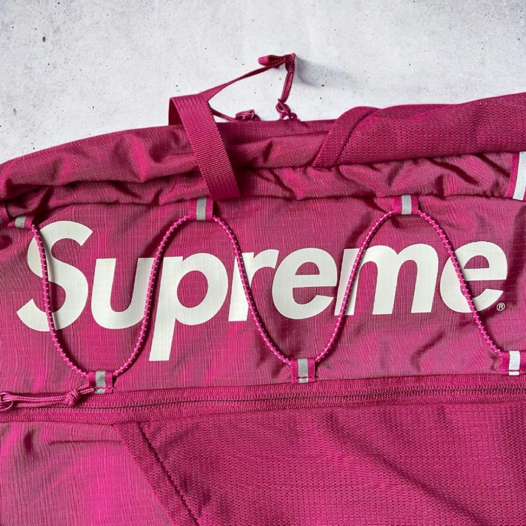 【supreme】シュプリーム　17SS Back pack マゼンタ　リュック