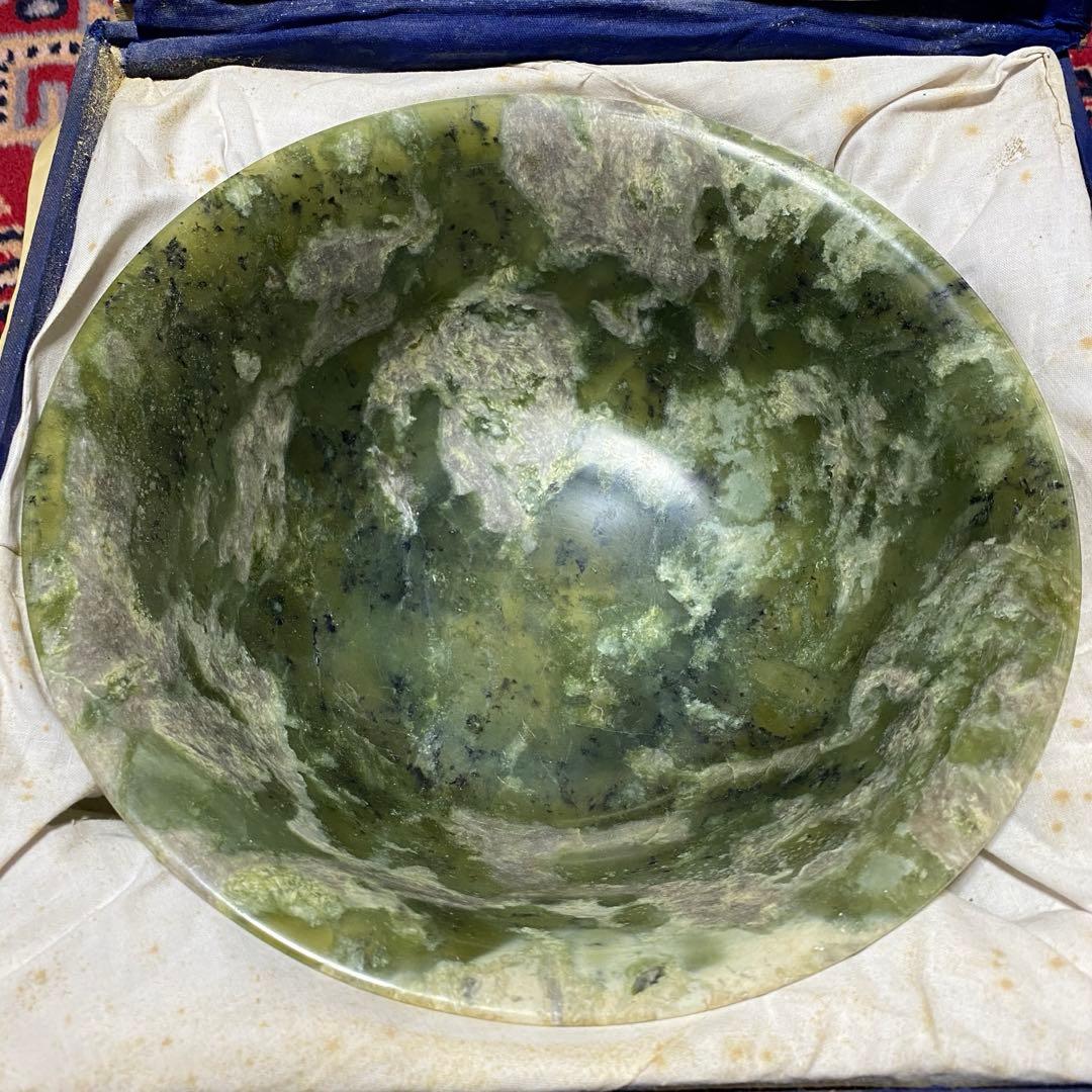 超レア‼︎ 夜光石　光身碗　中国工芸品　骨董　皿