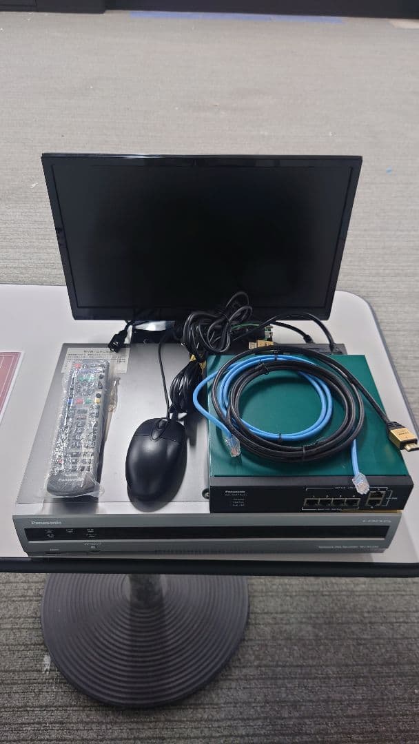 パナソニックネットワークディスクレコーダー WJ-NV250/05中古セット