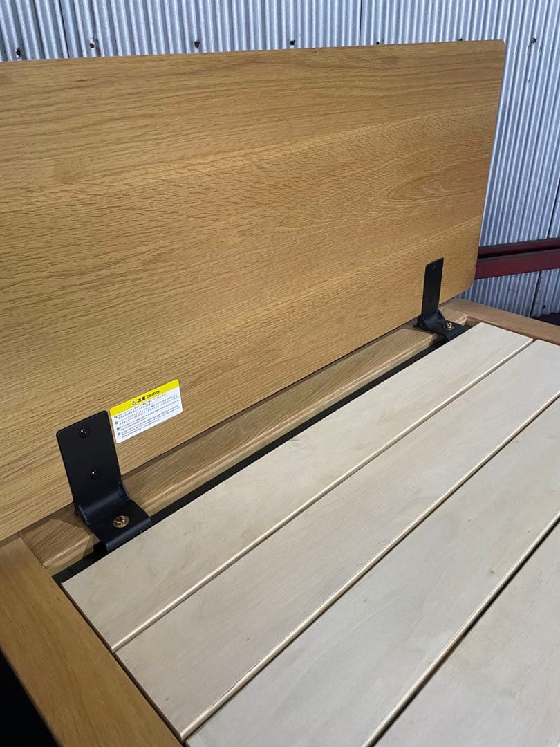 無印良品 シングル ベットフレーム 収納付き