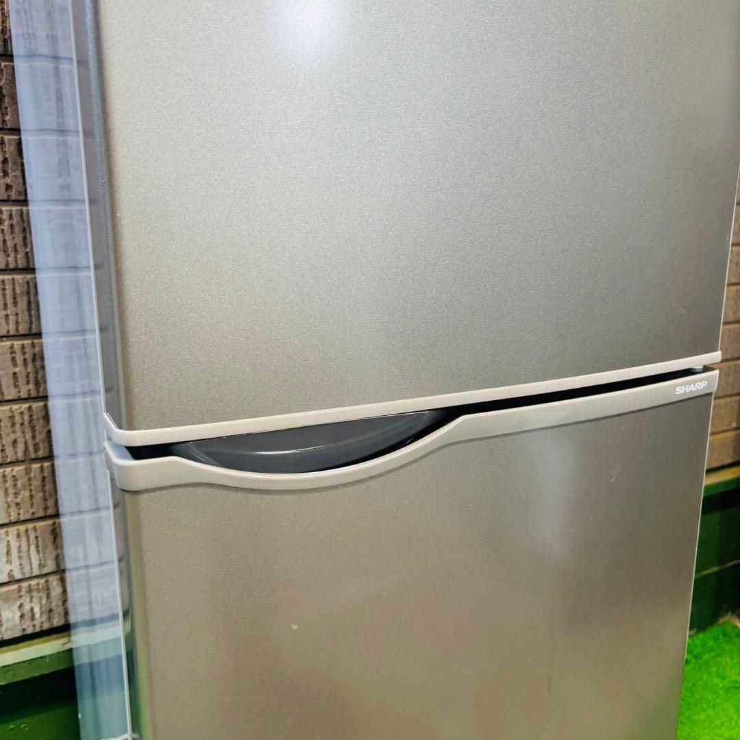 SHARP 118L 冷蔵庫 一人暮らし 2019年製【地域限定配送無料】