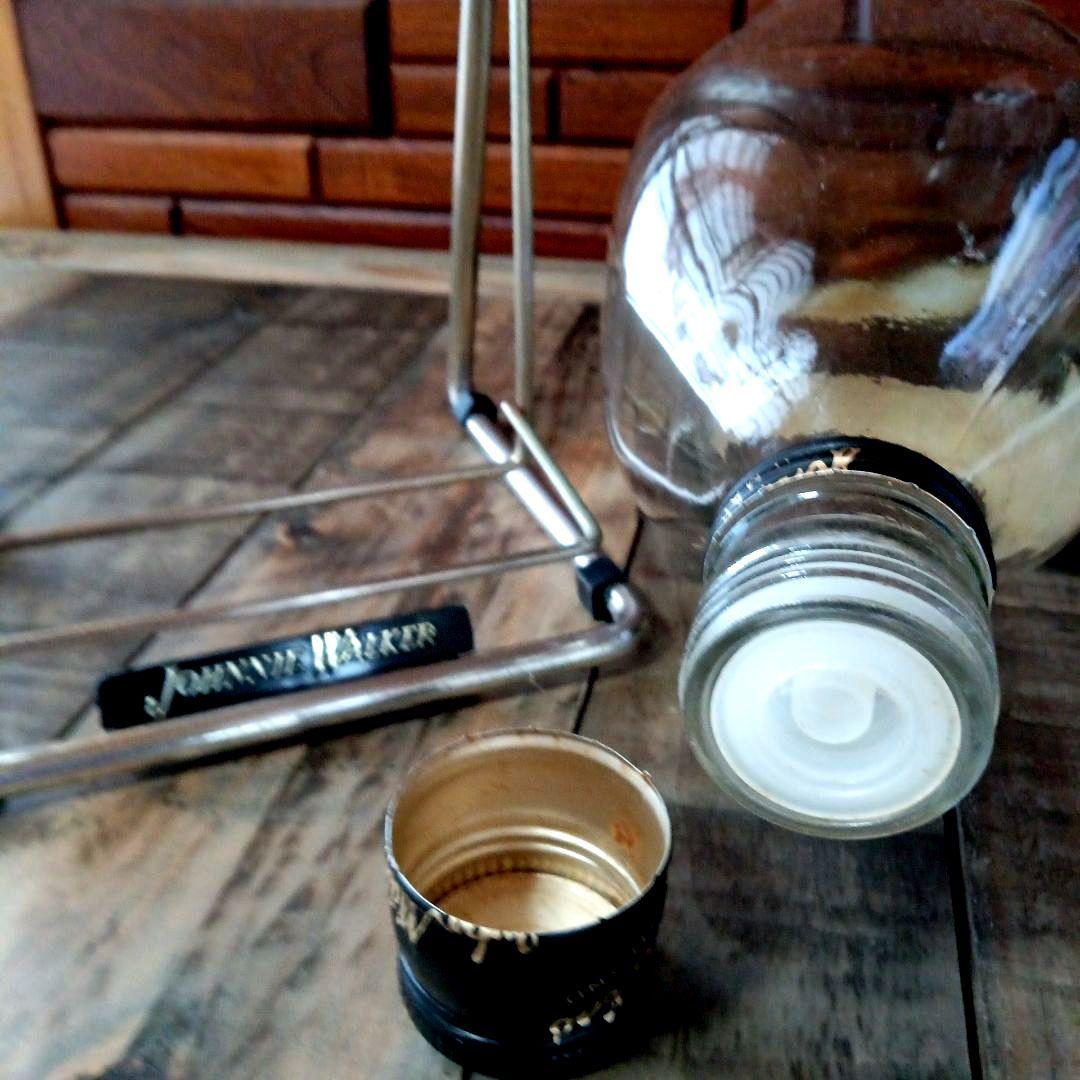 •4.5L ビックボトル　マグナムボトルスタンド付き　空き瓶