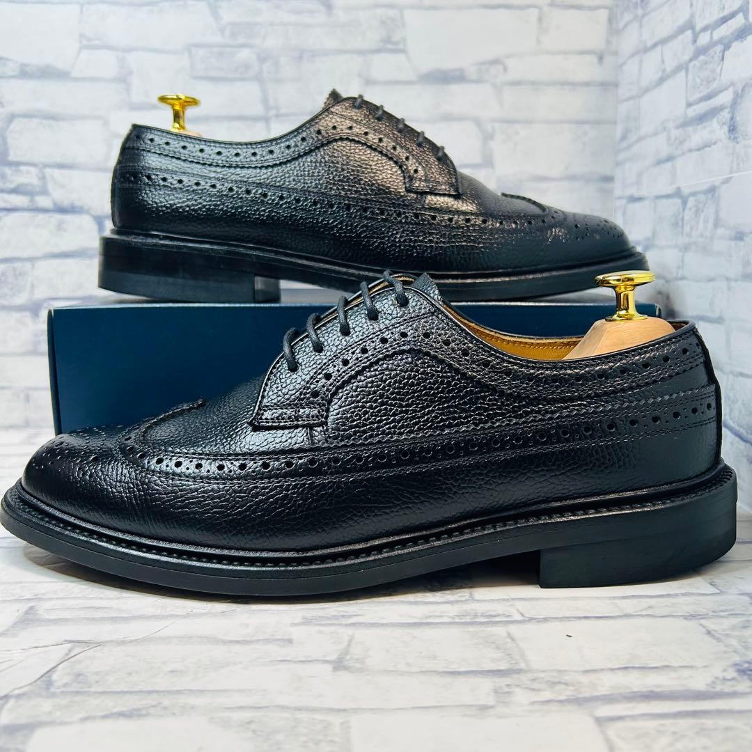 未使用級 REGALリーガル 2585 ウィングチップ シボ革 24.5cm