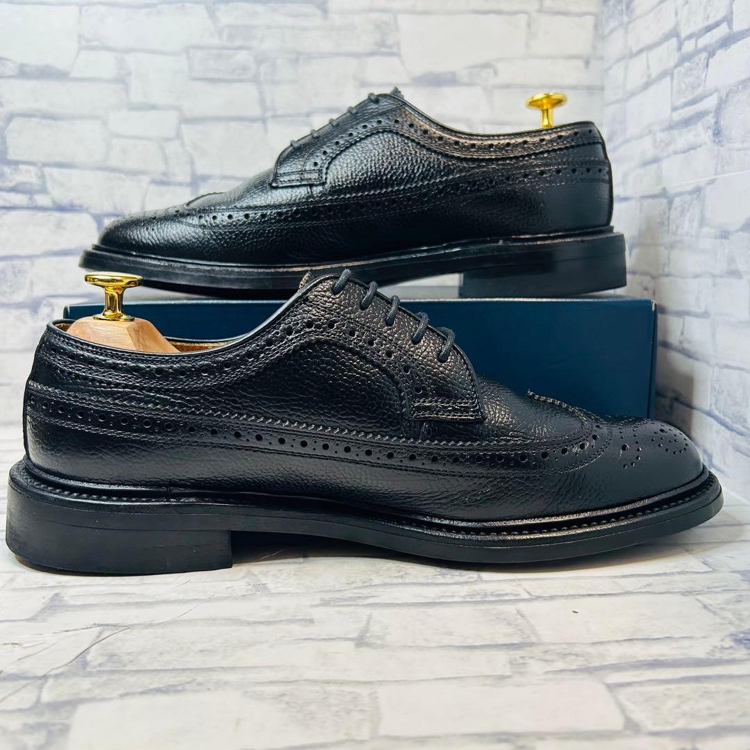 未使用級 REGALリーガル 2585 ウィングチップ シボ革 24.5cm