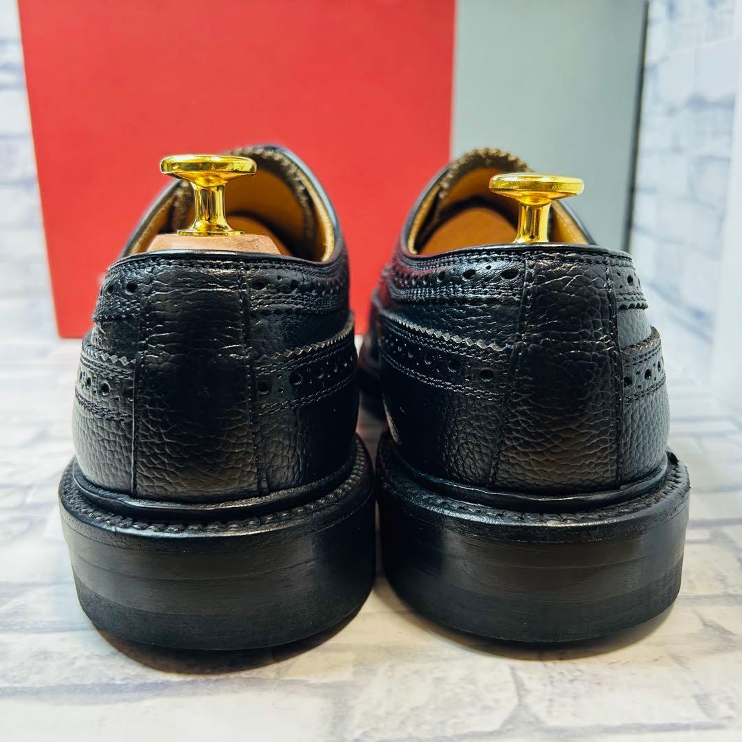 未使用級 REGALリーガル 2585 ウィングチップ シボ革 24.5cm