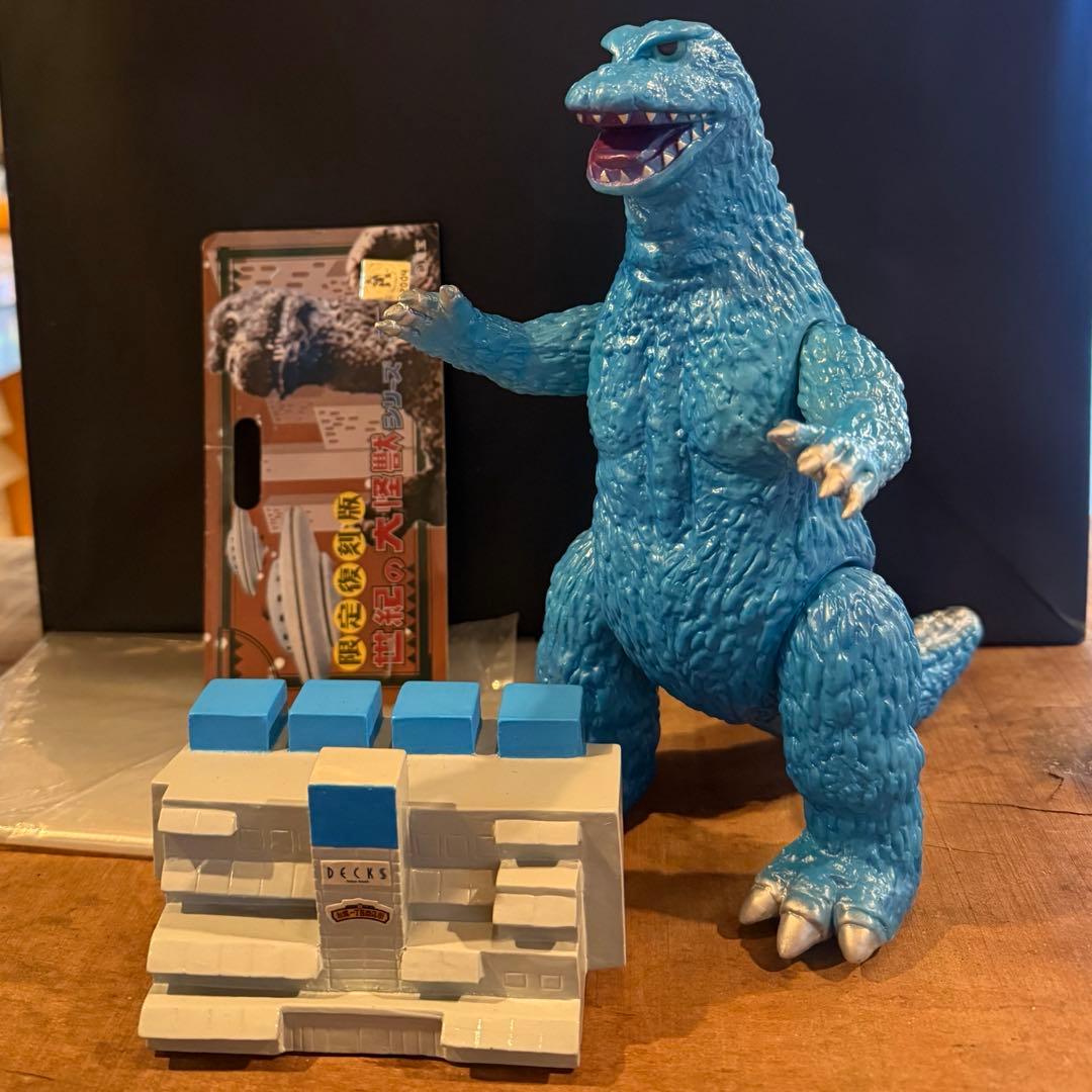 マーミットゴジラソフビ建物セットmarmit 1965 大戦争ゴジラ