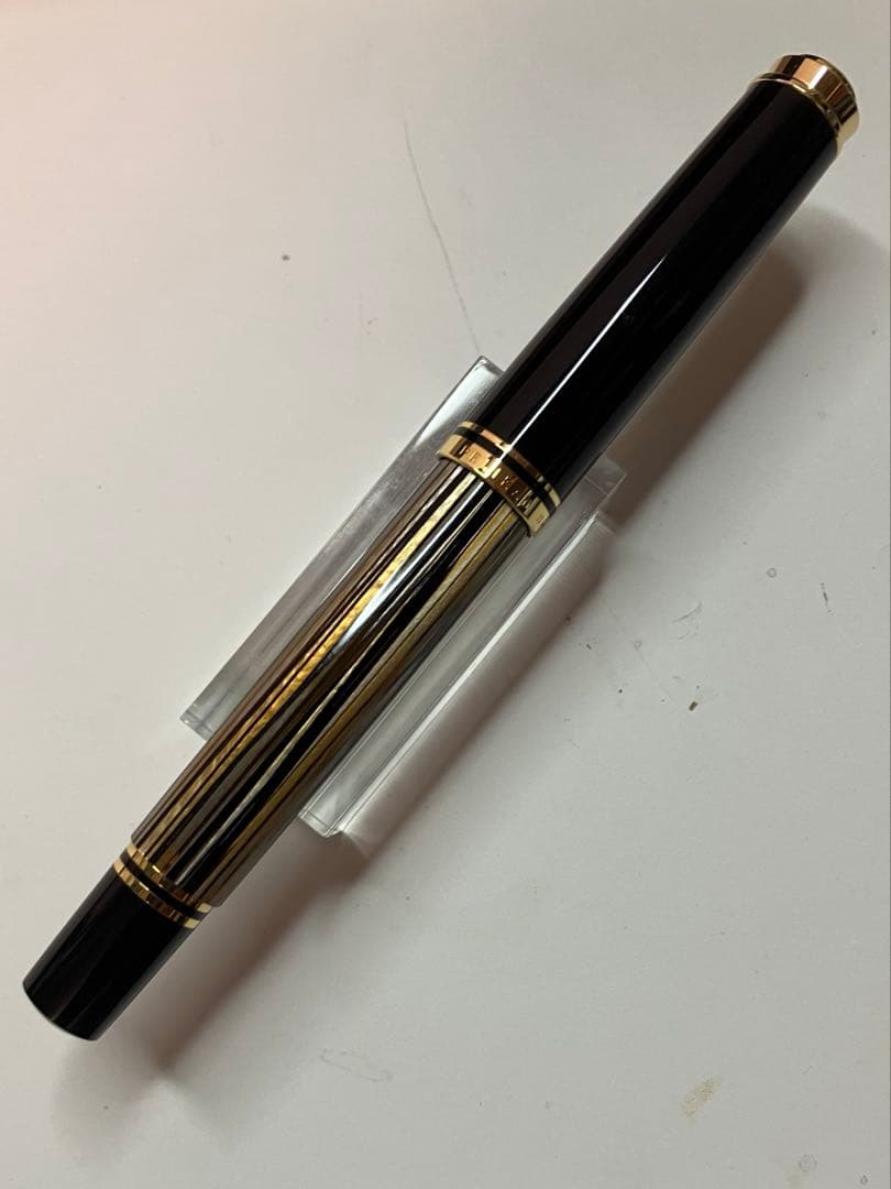 Pelikan M400 brown-stripes EF-nib 茶縞 極細字 Pelikan M400 brown