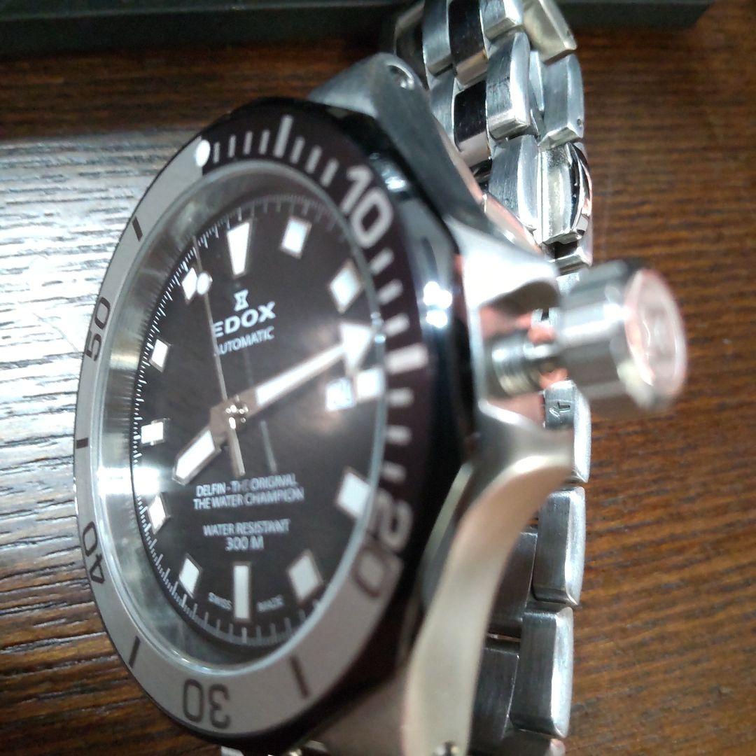 オ*ケ様 訳あり　EDOX Delfin 自動巻き腕時計 300m防水