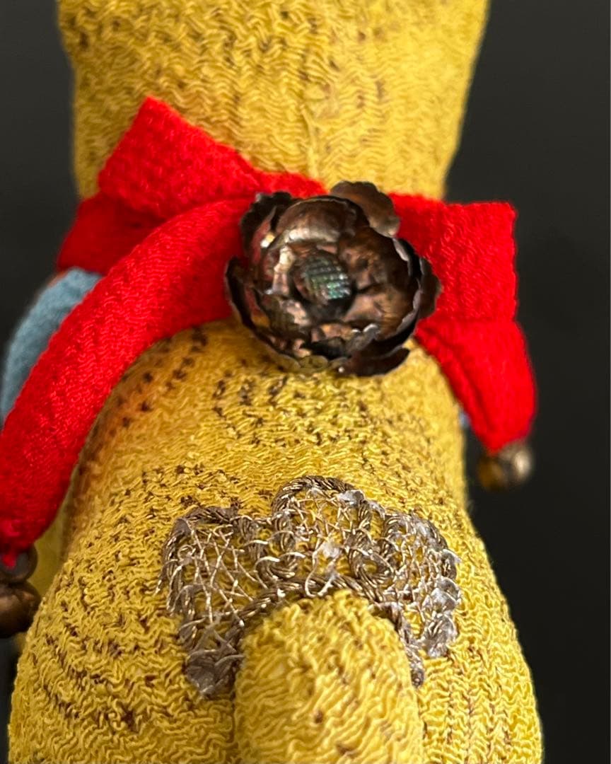 成田順子作　「福とら」　寅・虎、　干支　人形　古美術　ヴィンテージ