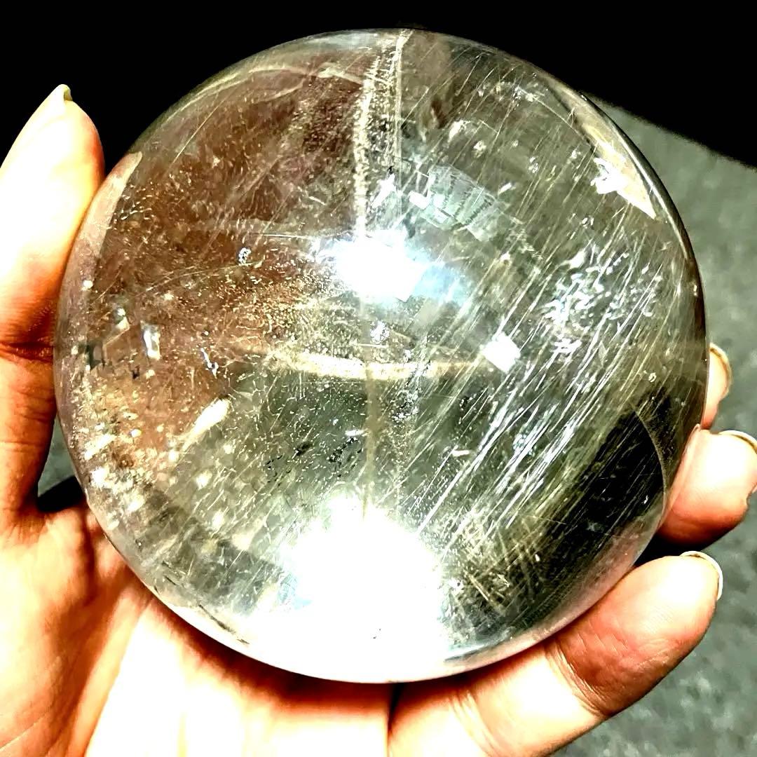 超特大　77mm ゴールドシルバールチルクォーツ　金銀水晶　パワーストーン 個別売り ブラジル産 金運アップ ゴールドルチルクォーツ 15mm