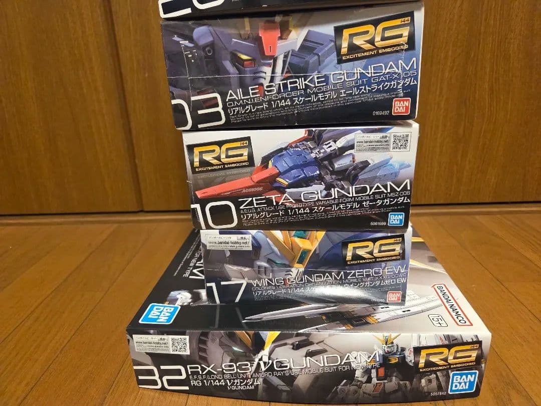 ガンプラRG・HGシリーズまとめ売り！　ANA限定あり