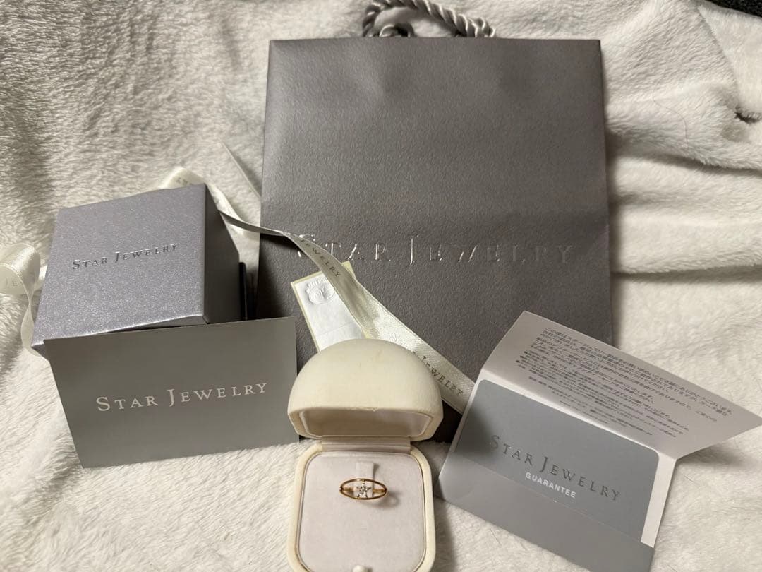 STAR JEWELRY 星型ダイヤモンドゴールドリング
