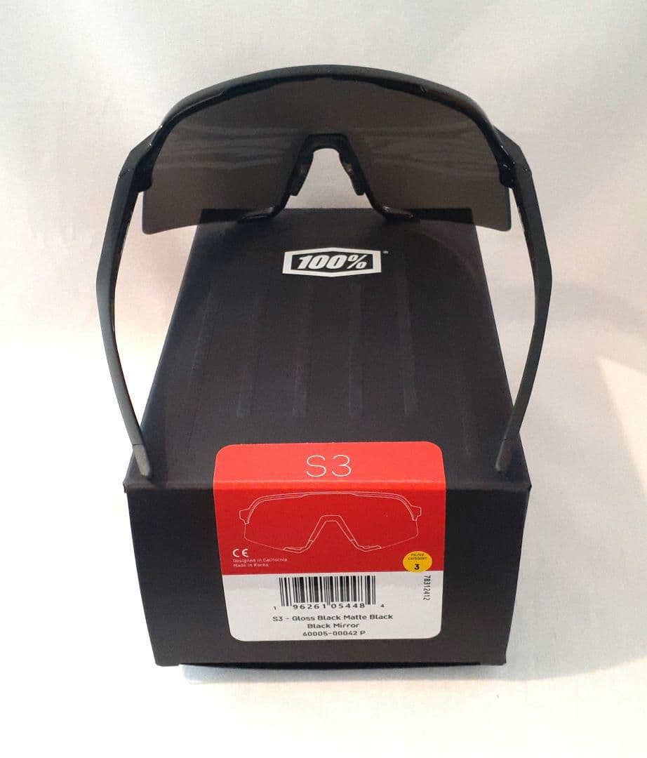 新モデル 高校野球対応 100% S3 マットグロスブラック ワンハンド