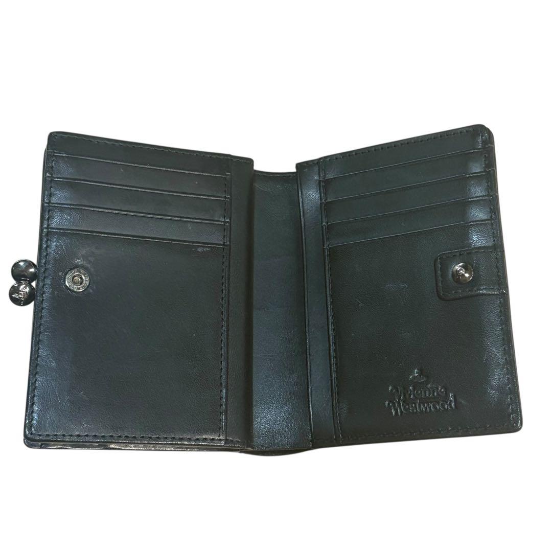 ヴィヴィアンウエストウッド がま口 財布 カット＆スラッシュ 黒 Y2K