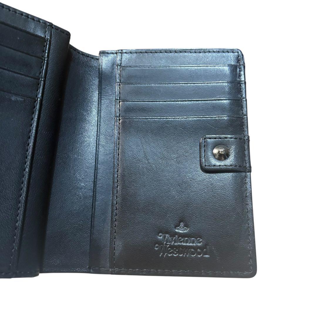 ヴィヴィアンウエストウッド がま口 財布 カット＆スラッシュ 黒 Y2K