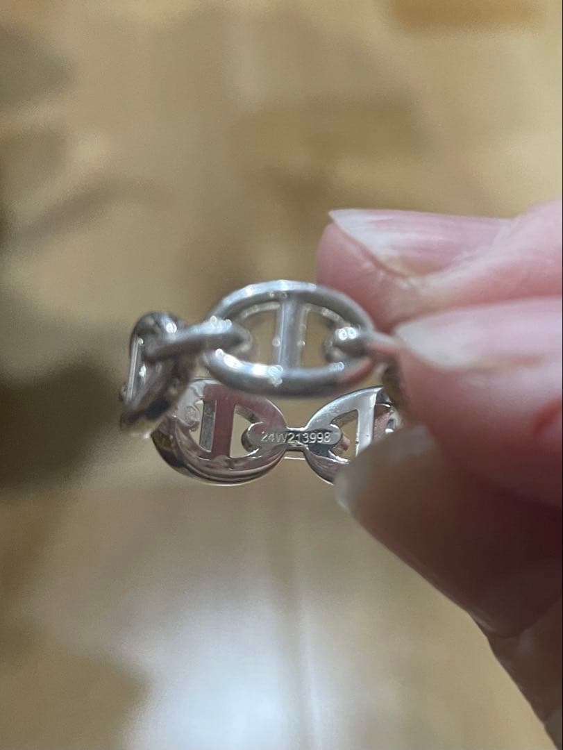 HERMES シェーヌダンクル アンシェネ リング 9号