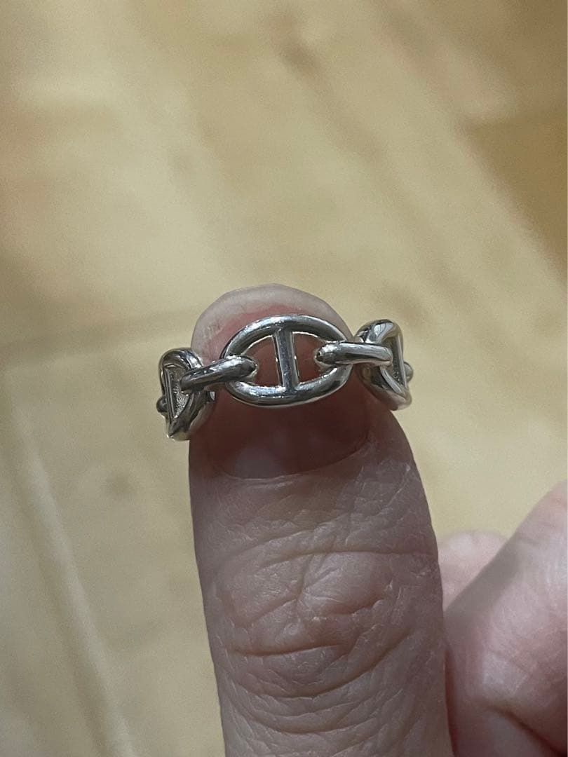 HERMES シェーヌダンクル アンシェネ リング 9号