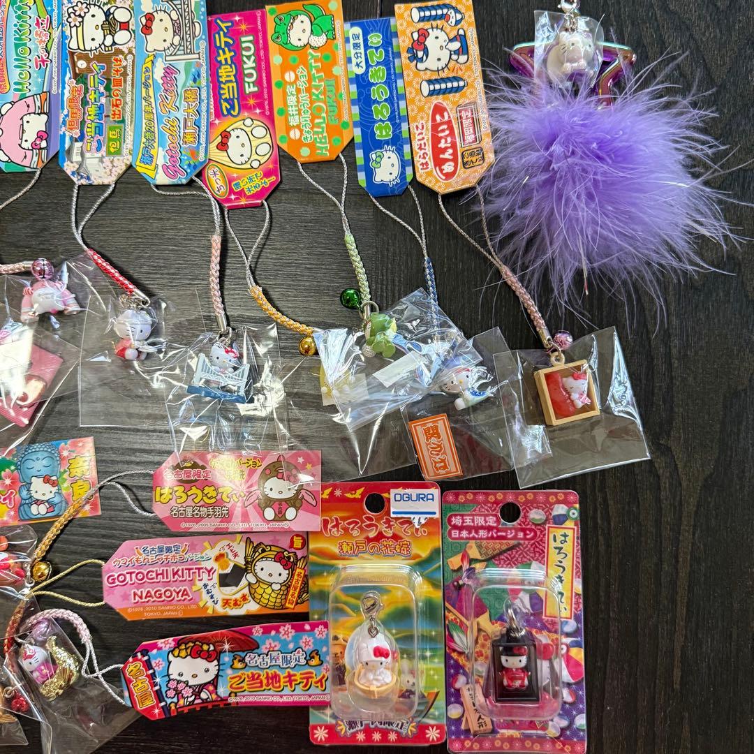 新品未開封ご当地ハローキティストラップキーホルダー32本セット⭐︎限定レア
