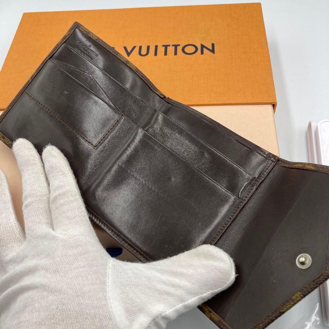 ルイヴィトン　折り財布　モノグラム　ビンテージ　40Aa