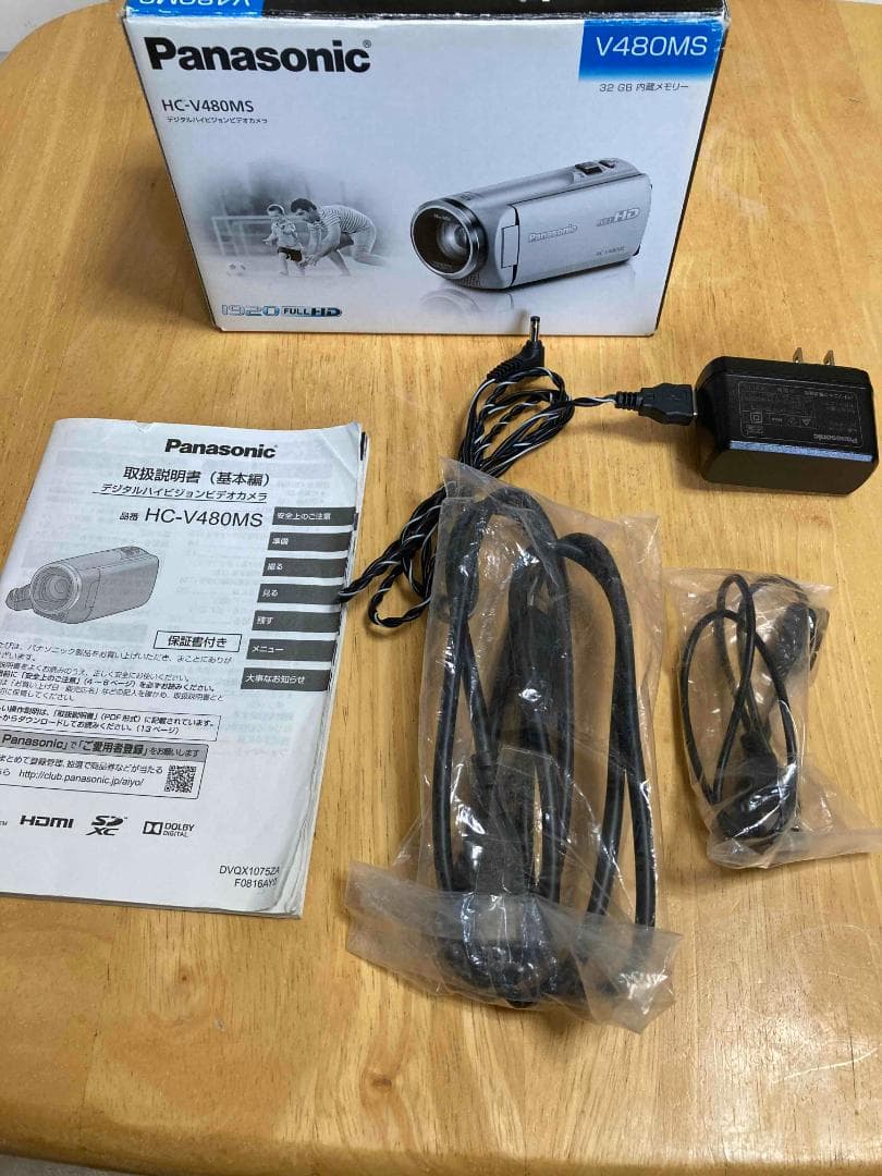 Panasonic HC-V480MS ビデオカメラ 本体 MicroSDカード